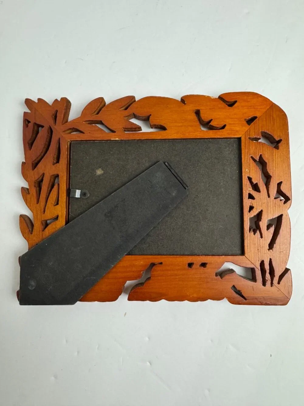 Hawaii Hibiscus Floral Carved Wooden Picture Frame